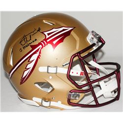 Jameis Winston Signed Florida State Full-Size Authentic Pro-Line Speed Helmet Inscribed "Heisman 13"