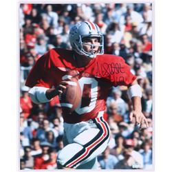 Art Schlichter Signed Ohio State 16x20 Photo (Radtke Hologram)