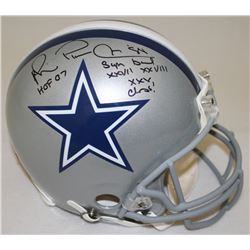 Michael Irvin Signed Cowboys Full-Size Authentic Pro-Line Helmet Inscribed "Playmaker," "HOF 07"  "S