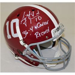 AJ McCarron Signed Alabama Crimson Tide Full-Size Helmet Inscribed "36-4 Career Record" (Radtke COA)