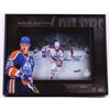 Image 1 : Wayne Gretzky Signed Oilers "Center Ice" 16x21x3 Custom Framed Shadowbox Display (UDA COA)