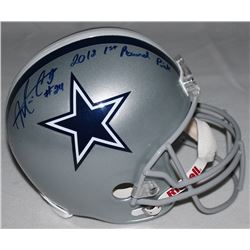 Morris Claiborne Signed Cowboys Full-Size Helmet Inscribed "2012 1st Round Pick" (Radke COA)