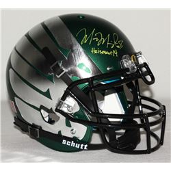 Marcus Mariota Signed LE Oregon Ducks Full-Size Authentic Pro-Line Custom Chrome Wings Helmet Inscri