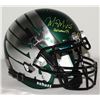 Image 1 : Marcus Mariota Signed LE Oregon Ducks Full-Size Authentic Pro-Line Custom Chrome Wings Helmet Inscri