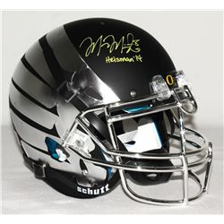 Marcus Mariota Signed LE Oregon Ducks Full-Size Authentic Pro-Line Custom Matte Black  Chrome Wings 