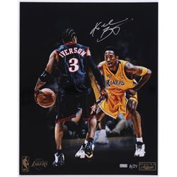 Kobe Bryant Signed LE Lakers 16x20 Photo With Allen Iverson (Panini COA)
