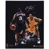 Image 1 : Kobe Bryant Signed LE Lakers 16x20 Photo With Allen Iverson (Panini COA)