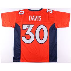 Terrell Davis Signed Broncos Jersey Inscribed "HOF 17" (JSA COA)