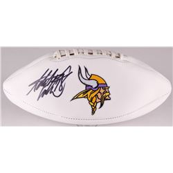 Adrian Peterson Signed Vikings Logo Football (Radtke Hologram)