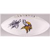 Image 1 : Adrian Peterson Signed Vikings Logo Football (Radtke Hologram)