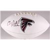 Image 1 : Chris Doleman Signed Falcons Logo Football Inscribed "HOF 12" (Radtke COA)
