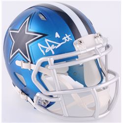 Dak Prescott Signed Cowboys Blaze Speed Mini Helmet (JSA COA  Prescott Hologram)