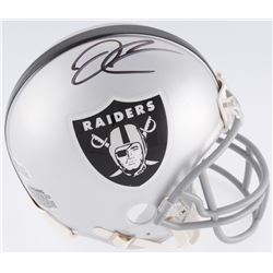 Derek Carr Signed Raiders Mini Helmet (Beckett COA)