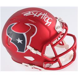 J.J. Watt Signed Texans Blaze Speed Mini-Helmet (JSA COA  Watt Hologram)