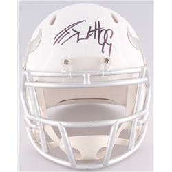 J.J. Watt Signed Texans Custom Matte White ICE Speed Mini Helmet (JSA COA)