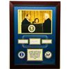 Image 1 : Gerald Ford, Betty Ford  Warren Burger Signed 21x28 Custom Framed Cut Display (JSA LOA)
