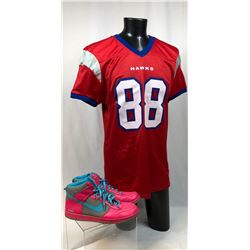 Necessary Roughness (2011-2013) - Pro Football Shirt & Monogram Nike Shoes Worn by "Terrence King" (