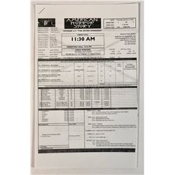 American Horror Story (2011– ) - Collection of Call Sheets And Script Pages (2014)