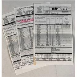 The Twilight Saga: Breaking Dawn - Part 1 (2011) - Collection of 3 Call Sheets