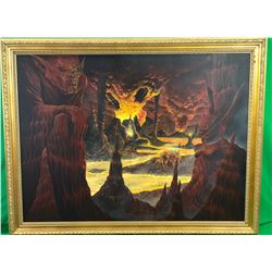 Wishmaster (1997) - Screen Used Original Oil On Canvas Painting from Raymond Beaumont's Mansion