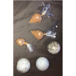 Lost - (2004–2010) - Collection of 6 Props - Golf Balls & Drug Bags