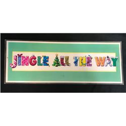 Jingle All the Way (1996) - Production Crew Used Window Card