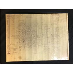 Back to the Future: The Ride (1990) - Site Development Blueprint Universal Studios