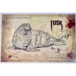 Tusk (2014) - Production Used Artwork Signed By Robert Kurzman and - Lot B