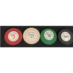 Ocean's Eleven (2001) - Collection of 4 Casino Chips