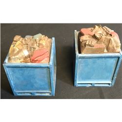 Real Steel (2011) - Set of Two Miniature Trash Containers
