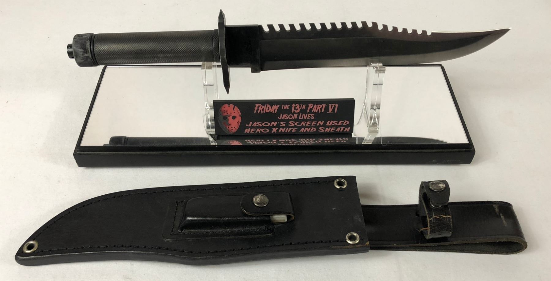 Jason Lives Friday The 13th Part Vi 1986 Metal Screen Used Knife Signed