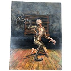 From Dusk Till Dawn (1996) - Vampire Original Concept Oil Painting (18x24) by Shannon Shea