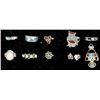 Image 4 : 30 Native American Zuni and Navajo Silver Rings