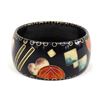 Image 1 : Beautiful Inlay Cloisonne' Bangle Bracelet
