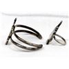 Image 4 : Vintage Zuni Sterling Silver Inlay Bracelet & Ring