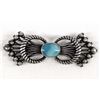 Image 1 : Southwestern Silver and Turquoise Pin