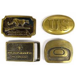 4 Belt Buckles