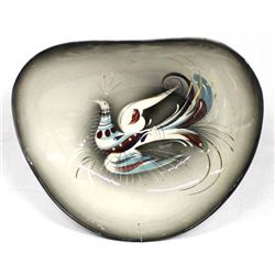 Vintage Sascha Brastoff Hand Painted Ceramic Bowl