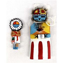 2 Native American Hopi Kachinas