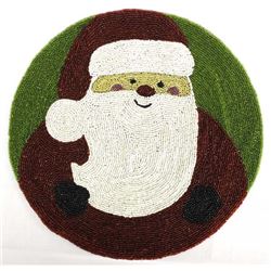 Round Beaded Santa Claus