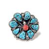 Image 2 : Native American Kingman Turquoise Spider Bracelet