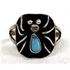 Image 1 : Native American Navajo Sterling Turquoise Ring