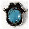 Image 1 : Native American Navajo Sterling Turquoise Tie Tac