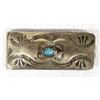 Image 1 : Navajo Old Pawn Sterling Turquoise Money Clip