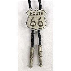 1997 EJC Route 66 Pewter Bolo Tie