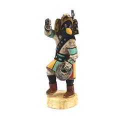 Beautiful Hopi Carved Earth River Kachina by Adams
