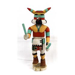 Exquisite Hopi Carved Tatakya Kachina by E. Adams