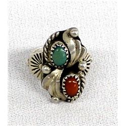 Native American Navajo Sterling Turquoise Ring