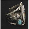 Image 3 : Zuni Sterling Inlay Buffalo Dancer Bracelet