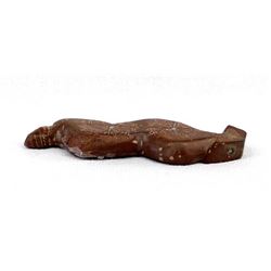 Zuni Carved Pipestone Rattlesnake Fetish, Cachini